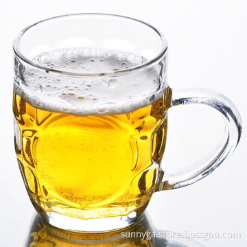 Eco-friendly Wholesale Clear Beer Mug Glass